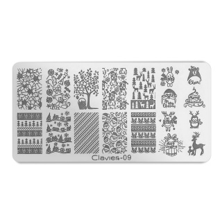 Clavier Blaszka do stempli świąteczna 09/Y38 – 50 zimowych wzorów