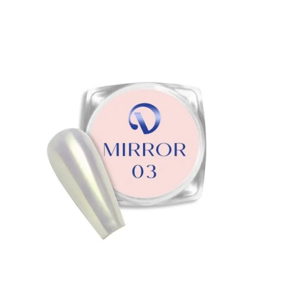 DIVNA Mirror Powder 03 – pyłek chłodny opal z lawendową poświatą, 0,5 g