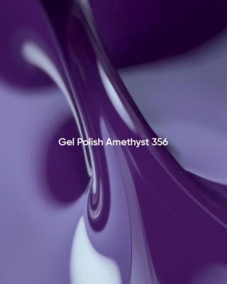 NAILSOFTHEDAY Amethyst Gel Polish – głęboki śliwkowy lakier hybrydowy o chłodnym odcieniu, 10 ml