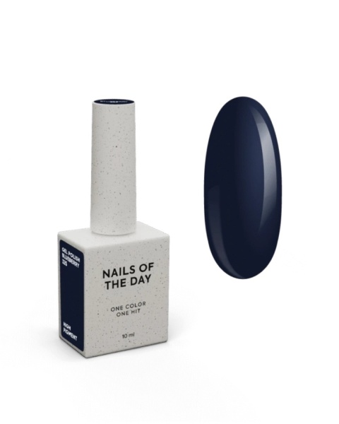 NAILSOFTHEDAY Blueberry Gel Polish – granatowy lakier hybrydowy, 10 ml