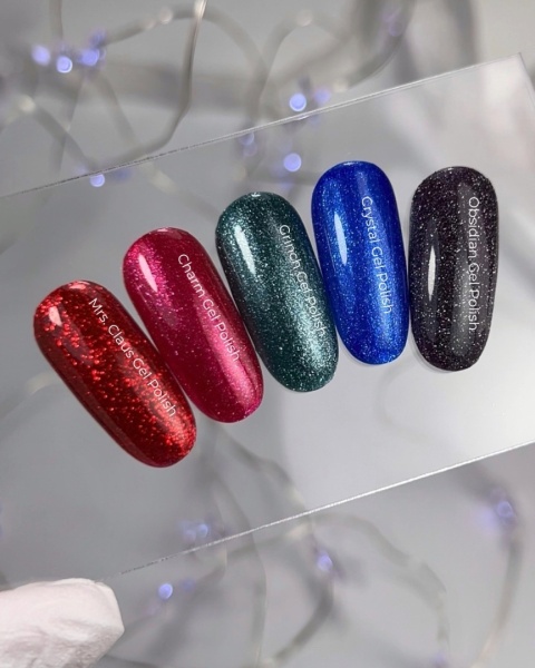 NAILSOFTHEDAY Charm Gel Polish 10 ml – ciemnoróżowy lakier hybrydowy z połyskiem