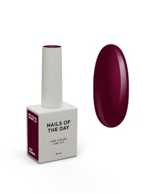NAILSOFTHEDAY Cherry Gel Polish – bordowy lakier hybrydowy, 10 ml