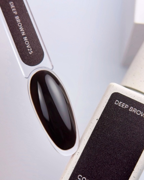 NAILSOFTHEDAY Color of the Month November 2025 Deep Brown – czekoladowy lakier hybrydowy, 10 ml