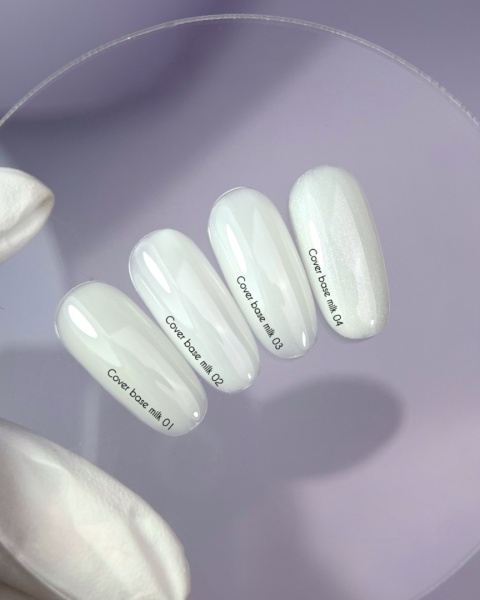 NAILSOFTHEDAY Cover Base NEW Milk 02 – półprzezroczysta mleczna baza hybrydowa, 30 ml