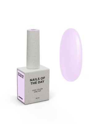 NAILSOFTHEDAY Eloise Gel Polish – chłodno-różowy lakier hybrydowy z drobinką, 10 ml