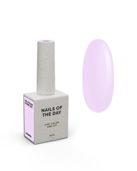 NAILSOFTHEDAY Eloise Gel Polish – chłodno-różowy lakier hybrydowy z drobinką, 10 ml
