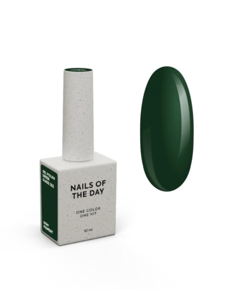 NAILSOFTHEDAY Green Glass Gel Polish 10 ml – zielony lakier hybrydowy