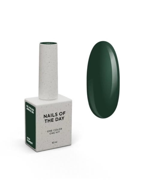 NAILSOFTHEDAY Jungle Gel Polish 10 ml – ciemno-zielony lakier hybrydowy