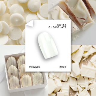 NAILSOFTHEDAY Milkyway Gel Polish – mleczny biały lakier hybrydowy półtransparentny, 10 ml