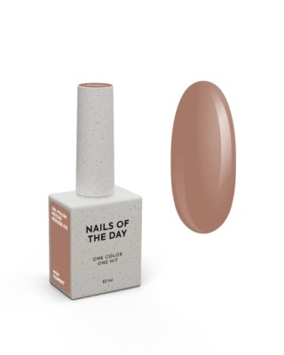 NAILSOFTHEDAY Mocha Mousse Gel Polish – ciepły karmelowo-beżowy lakier hybrydowy, 10 ml