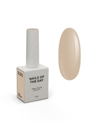 NAILSOFTHEDAY Praline Gel Polish – jasnobeżowy lakier hybrydowy, 10 ml