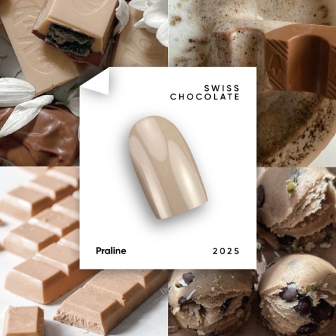 NAILSOFTHEDAY Praline Gel Polish – jasnobeżowy lakier hybrydowy, 10 ml