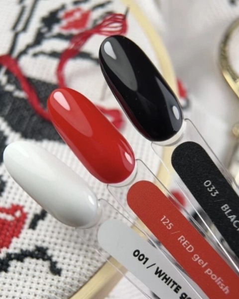 NAILSOFTHEDAY Red Gel Polish – czerwony lakier hybrydowy, 10 ml