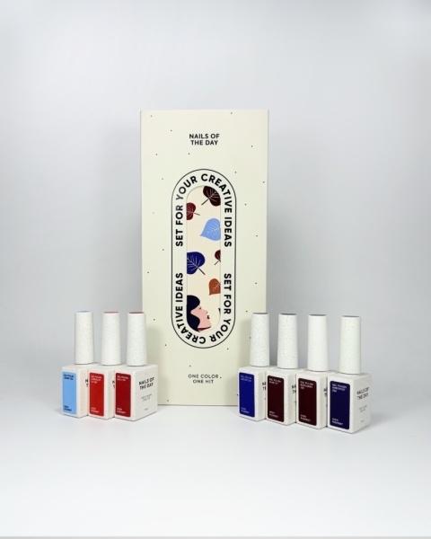 NAILSOFTHEDAY Rich Gel Polish – głęboki czerwony lakier hybrydowy z nutą bordo, 10 ml