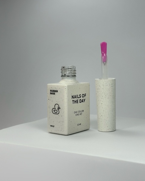 NAILSOFTHEDAY Rubber Base – kauczukowa baza hybrydowa, 10 ml