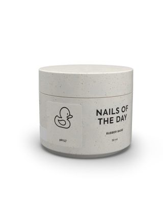 NAILSOFTHEDAY Rubber Base – kauczukowa baza hybrydowa, 30 ml