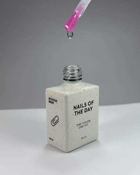 NAILSOFTHEDAY Scotch Base – płynna baza hybrydowa do wcierki i pedicure, 10 ml