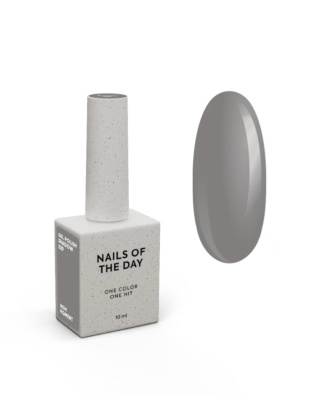 NAILSOFTHEDAY Shadow Gel Polish – szary lakier hybrydowy, 10 ml