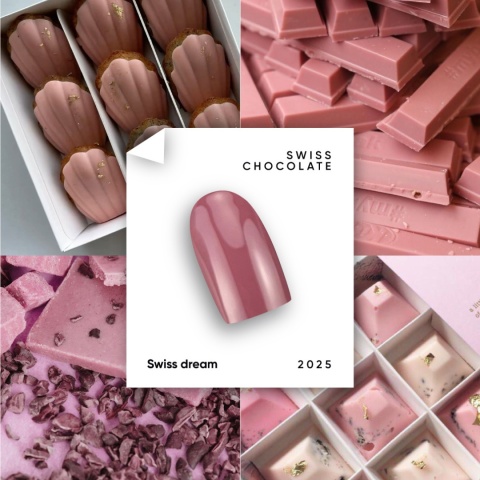 NAILSOFTHEDAY Swiss Dream Gel Polish – pudrowy różowy lakier hybrydowy, 10 ml