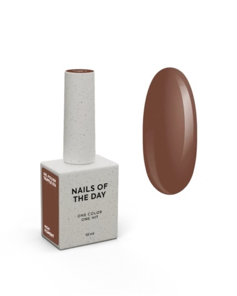 NAILSOFTHEDAY Truffle Gel Polish – ciemny karmelowy lakier hybrydowy, 10 ml