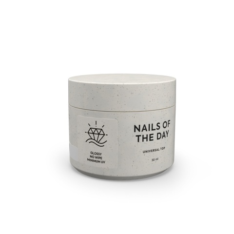 NAILSOFTHEDAY Universal Top – błyszczący top bez warstwy dyspersyjnej, minimalne filtry UV, 30 ml