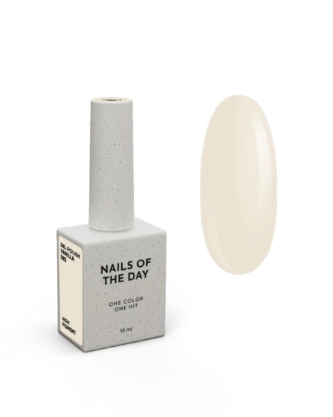 NAILSOFTHEDAY Vanilla Gel Polish – beżowy lakier hybrydowy, 10 ml