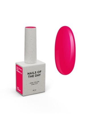 NAILSOFTHEDAY Viva Magenta Gel Polish – czerwono-różowy lakier hybrydowy, 10 ml