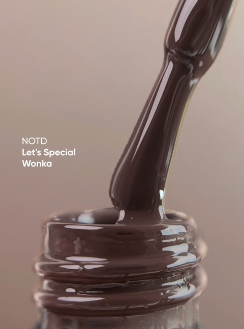 NAILSOFTHEDAY Wonka Gel Polish – brązowy lakier hybrydowy, 10 ml