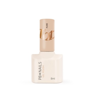 PB NAILS Pure Top Coat - top nawierzchniowy UV/LED do żeli i hybryd, 8 ml