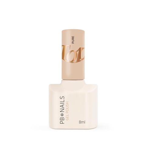 PB NAILS Pure Top Coat - top nawierzchniowy UV/LED do żeli i hybryd, 8 ml