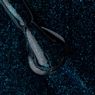 PB Nails Twilight – turkusowo-zielony lakier hybrydowy z niebieską drobinką, 8 ml