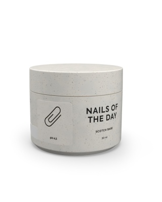 NAILSOFTHEDAY Scotch Base – płynna baza hybrydowa do wcierki i pedicure, 30 ml
