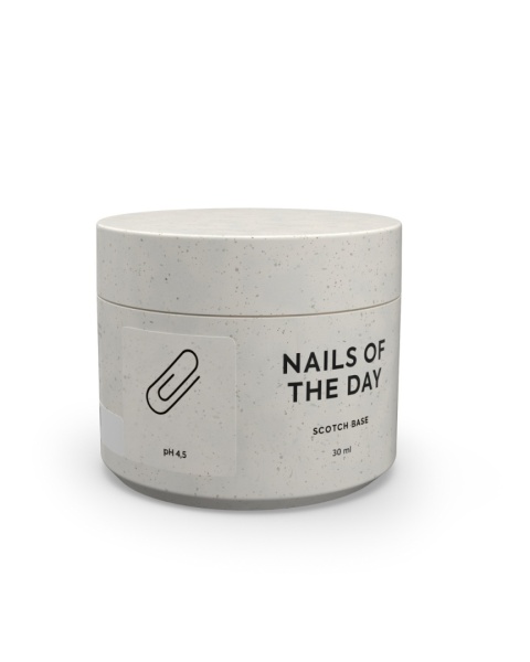 NAILSOFTHEDAY Scotch Base – płynna baza hybrydowa do wcierki i pedicure, 30 ml