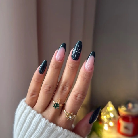 Lakier Hybrydowy Yoshi 253 Elf Yourself 6 ml – zielony z drobiną