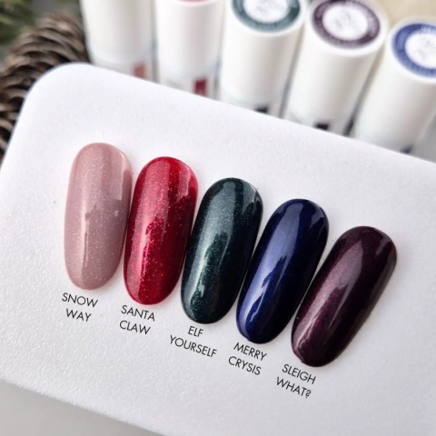 Lakier Hybrydowy Yoshi 255 Sleigh What? 6 ml – śliwkowy z drobiną