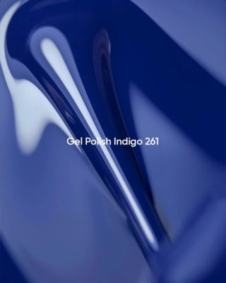 NAILSOFTHEDAY Indigo 261 Gel Polish - intensywny granatowy lakier hybrydowy, 10 ml