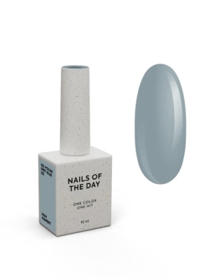 NAILSOFTHEDAY Grey Blue Gel Polish – szaro-niebieski lakier hybrydowy 10 ml