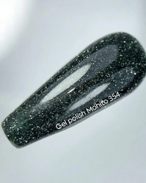 NAILSOFTHEDAY Mohito Gel Polish – ciemno-zielony lakier z odblaskiem 10 ml