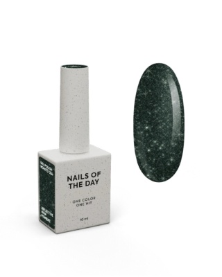 NAILSOFTHEDAY Mohito Gel Polish – ciemno-zielony lakier z odblaskiem 10 ml