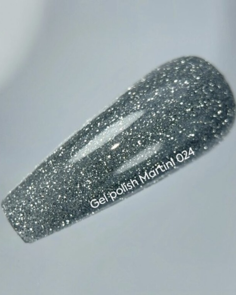 NAILSOFTHEDAY Martini Gel Polish – srebrny lakier hybrydowy flash 10 ml