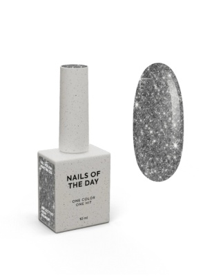 NAILSOFTHEDAY Martini Gel Polish – srebrny lakier hybrydowy flash 10 ml