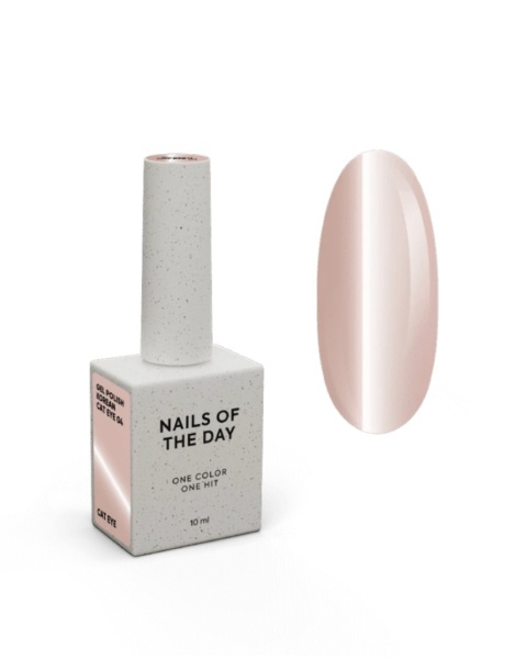 NAILSOFTHEDAY Korean Cat Eye 04 – beżowy lakier kocie oko 10 ml