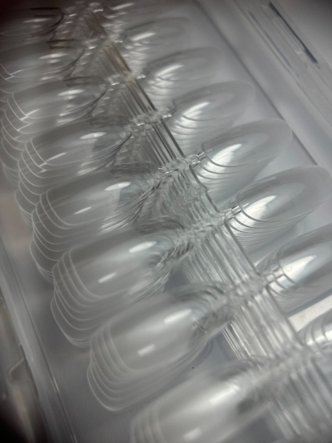 Tipsy żelowe press on owal