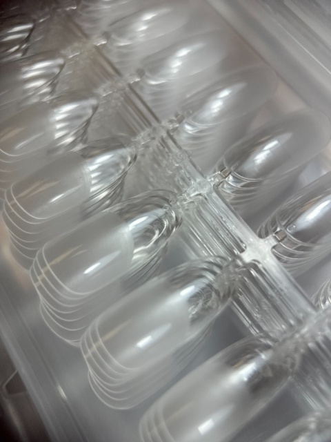 Tipsy żelowe press on owal