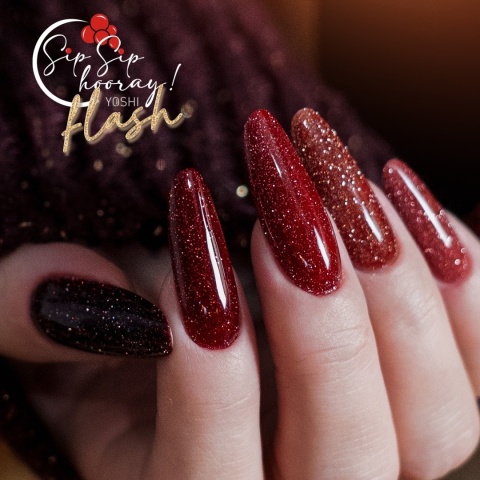 YOSHI Lakier Hybrydowy UV LED Pour Some Glamour 6 ml – 145 TPO-FREE