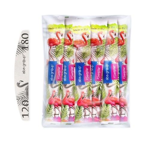 Aba Group Bezpieczny Pakiet pilnik PÓŁKSIĘŻYC 120/180 Flaming 25 szt. Standard