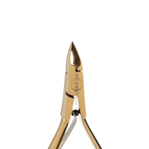 Aba Group cążki do skórek jednosprężynowe złote 5 mm (1151)