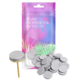 Aba Group nakładki do PodoDisc 25 mm #180 na gąbce 25 szt.