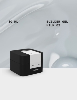 BIBLIOTEKA Builder Gel Milk 30 ml – mleczny żel budujący do modelowania