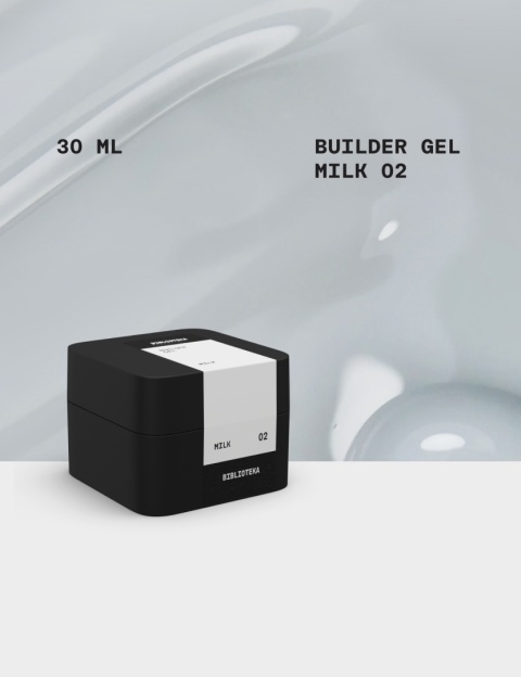 BIBLIOTEKA Builder Gel Milk 30 ml – mleczny żel budujący do modelowania